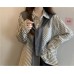Kemeja Stripe Korean Aesthetic 